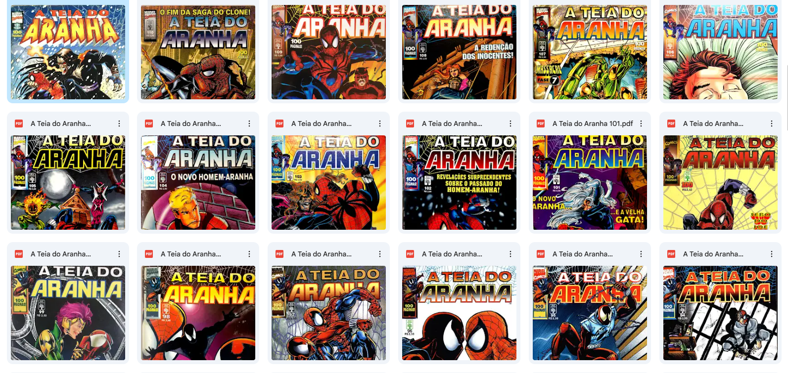 Prévia da Coleção A Teia do Aranha